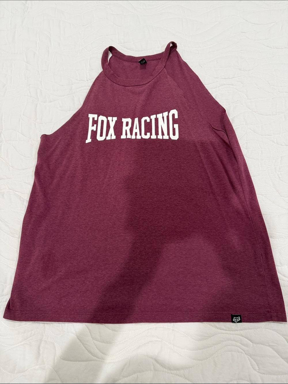 Fox Women's Wine Graphic Racerback Tank Top